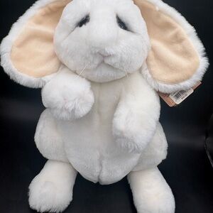 Dakin Lou Rankin Friends Plush Blanche White Rabbit Sad Face Stuffed Animal